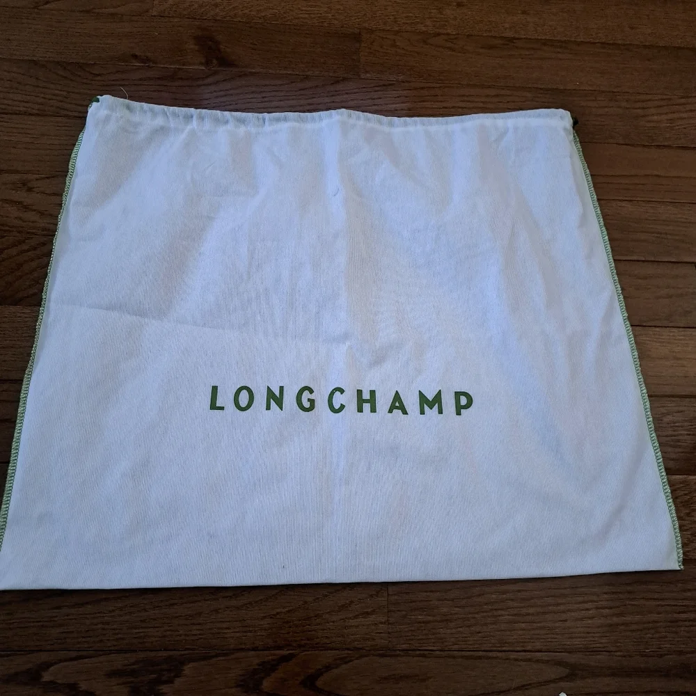 Longchamp Cabas Re-Play Canvas & Leather Two-Tone Tote Teal & Mustard Blk Handle